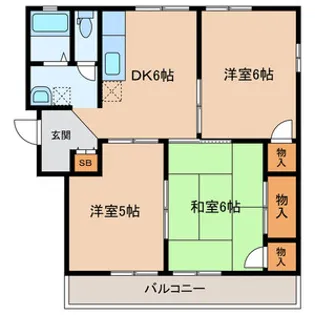 キャラメルハウスC【2階】の間取り