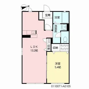 グランディール愛3【1階】の間取り