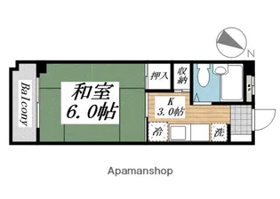 プレアール南小倉【4階】の間取り