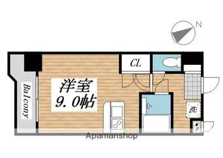 プレアール北方【6階】の間取り