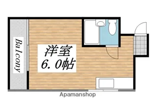 ジュネス三萩野【4階】の間取り