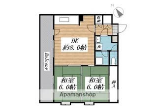 プレアール鷹の巣Ⅳ【401号室】の間取り
