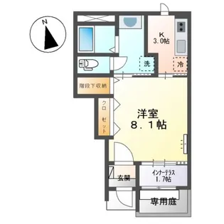 レガシーコートⅡ【1階】の間取り