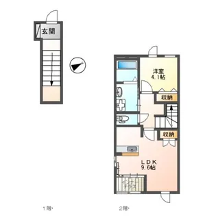 ラ・メゾンド浅生【2階】の間取り