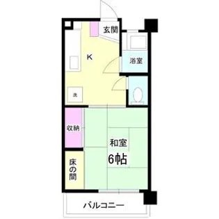 プレアール熊本【2階】の間取り
