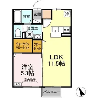 シルエラ【2階】の間取り