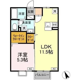 シルエラ【2階】の間取り