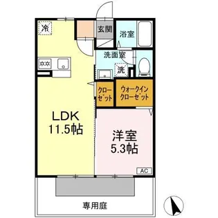 シルエラ【1階】の間取り