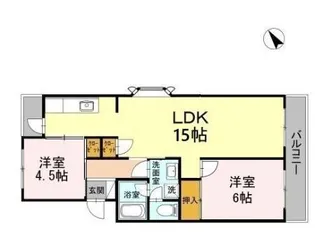 プレジデントタカヤ【3階】の間取り