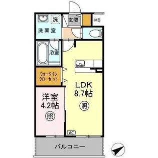 四季荘【3階】の間取り
