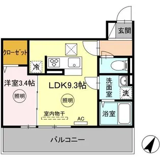 Sakura【3階】の間取り