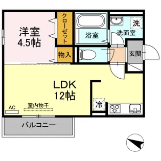 Leafull【3階】の間取り