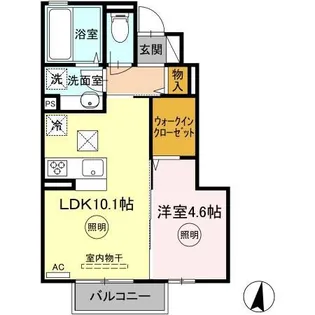 デッセ リコ【1階】の間取り
