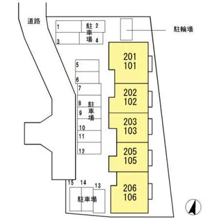 トレス楠橋西館【2階】の間取り