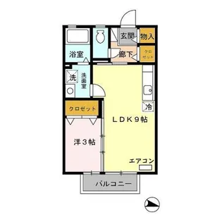 コンフォールS【2階】の間取り