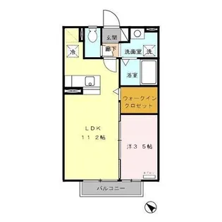 カノン【2階】の間取り
