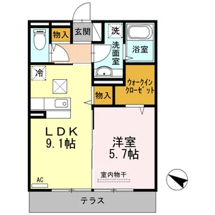 River Promenade【1階】の間取り