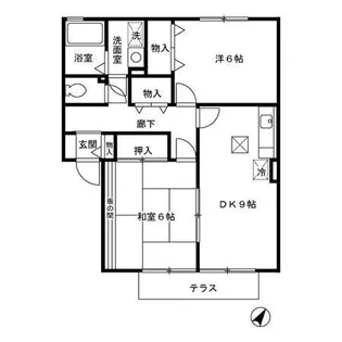 グランドゥール A棟【1階】の間取り