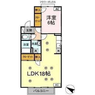 リオ・グランデ芳賀 C棟【2階】の間取り