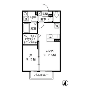 アルタヴィラ【2階】の間取り