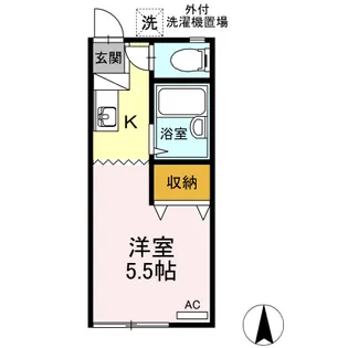 パナハイツ【1階】の間取り
