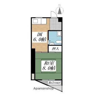 TOEI城野ビル【4階】の間取り