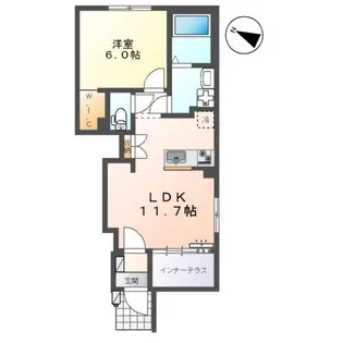 メゾンMB【106号室】の間取り