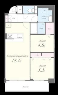 MYS CASETTA KOKURA(ミースカセッタ小倉)【0502号室】の間取り