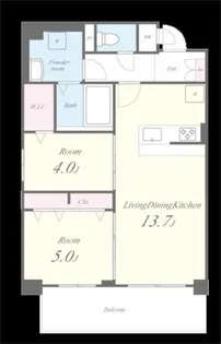 MYS CASETTA KOKURA(ミースカセッタ小倉)【0103号室】の間取り