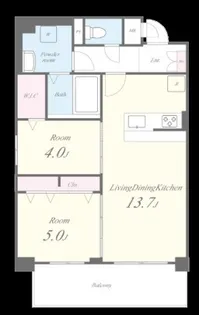 MYS CASETTA KOKURA(ミースカセッタ小倉)【0903号室】の間取り