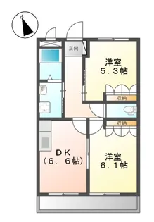 メゾン・グランドソレイユ【103号室】の間取り