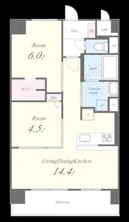 フローリィ279【0204号室】の間取り