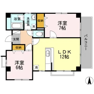 ドゥマリアージュ【2階】の間取り