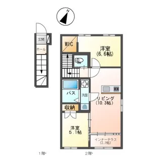 ラグーナ青葉台【209号室】の間取り
