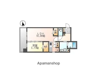 ALiSS堺町【3階】の間取り