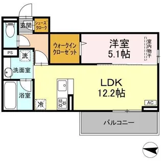 HABITAT YOSHINO【2階】の間取り
