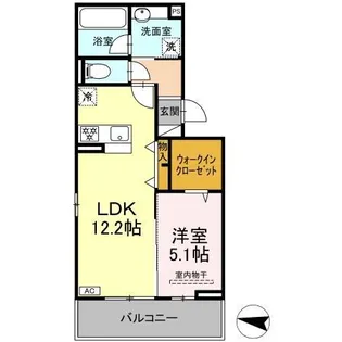 HABITAT YOSHINO【2階】の間取り