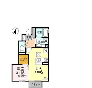 スフェール823 B棟【1階】の間取り