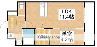 ギャラン竪町【15階】の間取り