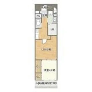 コンダクトレジデンスFUTAJIMA【605号室】の間取り