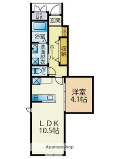 SUN VIA 下到津【1階】の間取り