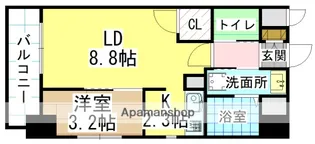 MGA黒崎W【301号室】の間取り