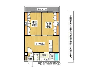 ベルリーフMOZU【2階】の間取り