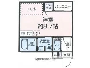 CLAN ONE【102号室】の間取り