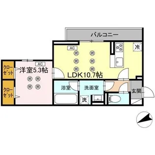 イゾラ【1階】の間取り