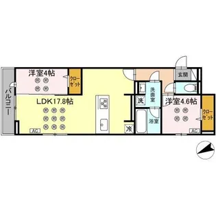 イゾラ【1階】の間取り
