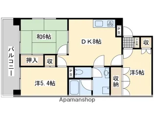 プレアール足立【3階】の間取り