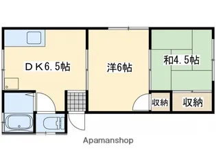 サンハイツ西山【1階】の間取り