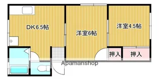 サンハイツ西山【2階】の間取り
