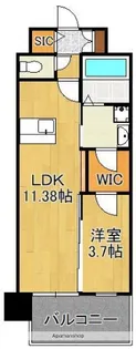 LEGEND高見【504号室】の間取り